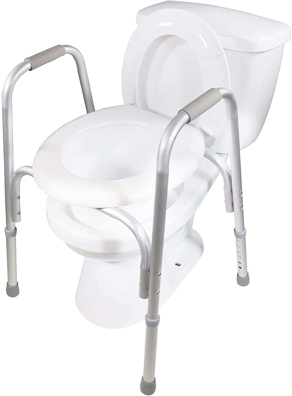 PCP Raised Toilet Seat and Safety Frame