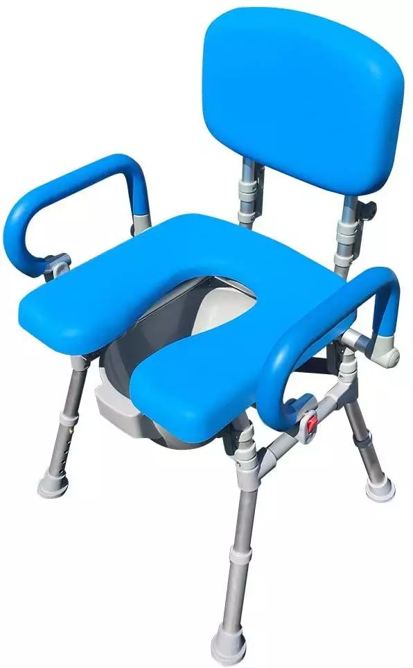 UltraCommode Foldable Commode Shower Chair