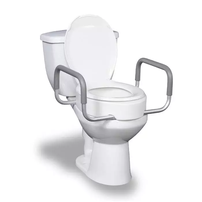 Raise Your Toilet Seat With Arms