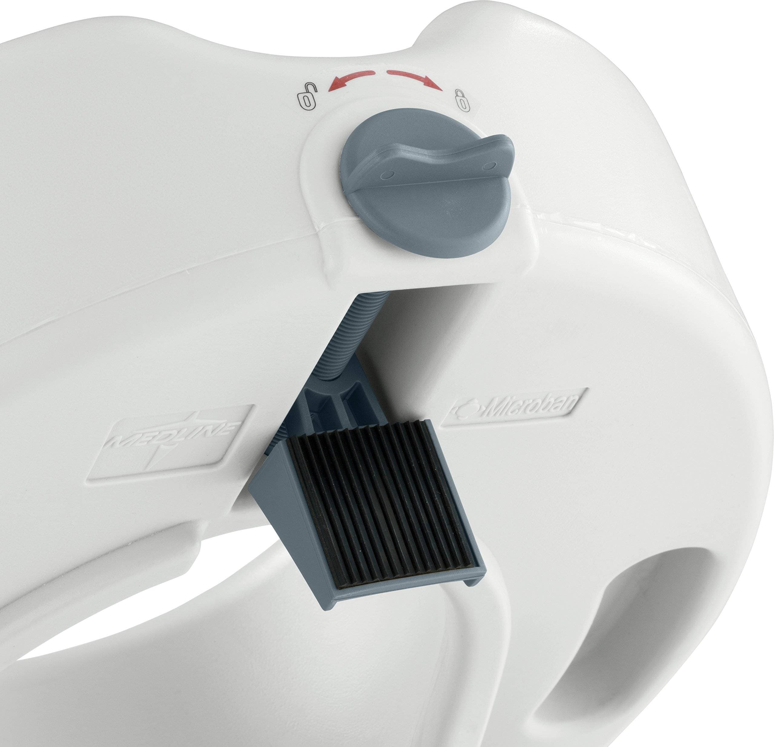 Medline Locking Raised Toilet Seat With Arms