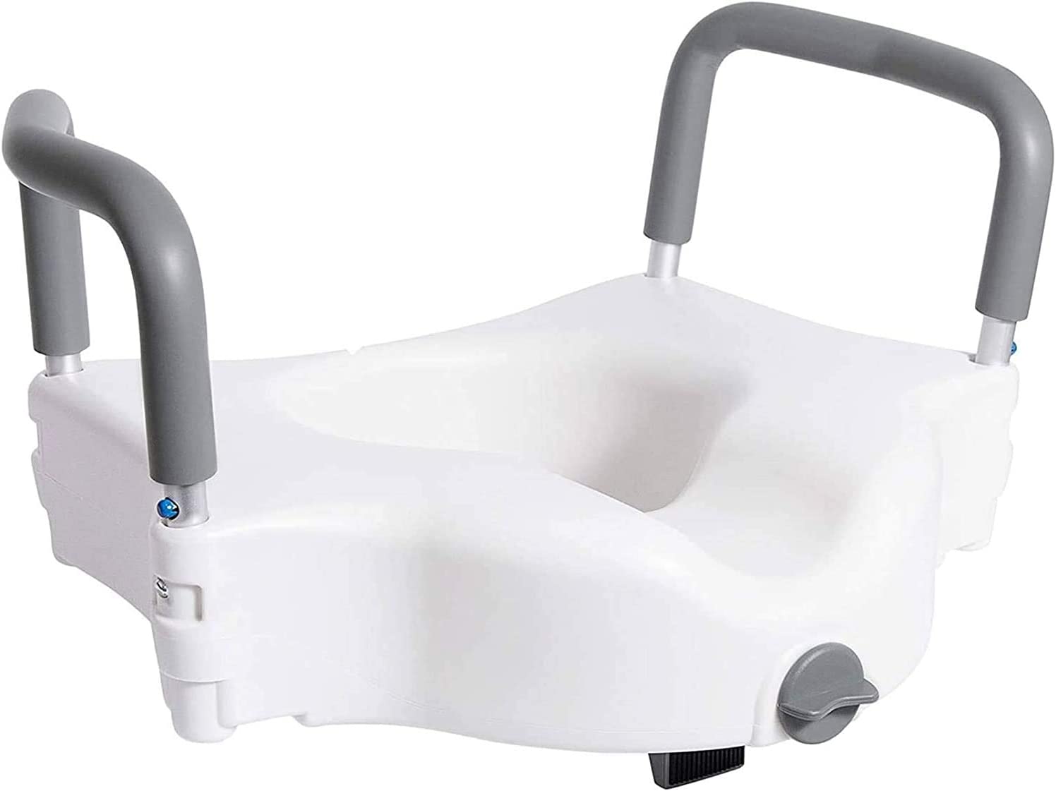 Vaunn Raised Toilet Seat and Elevated Commode Booster Seat Riser