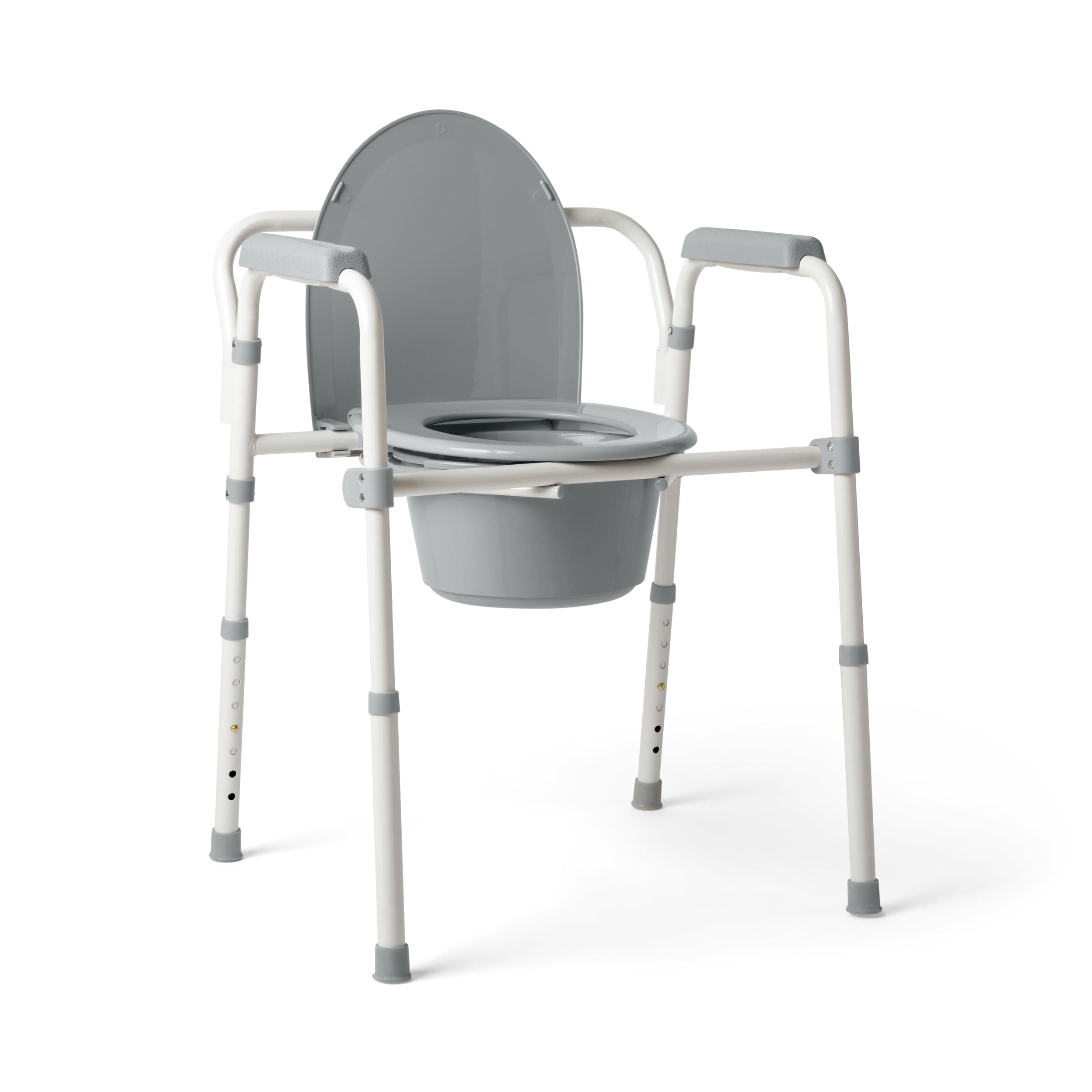 Medline 3-in-1 Steel Bedside Commode