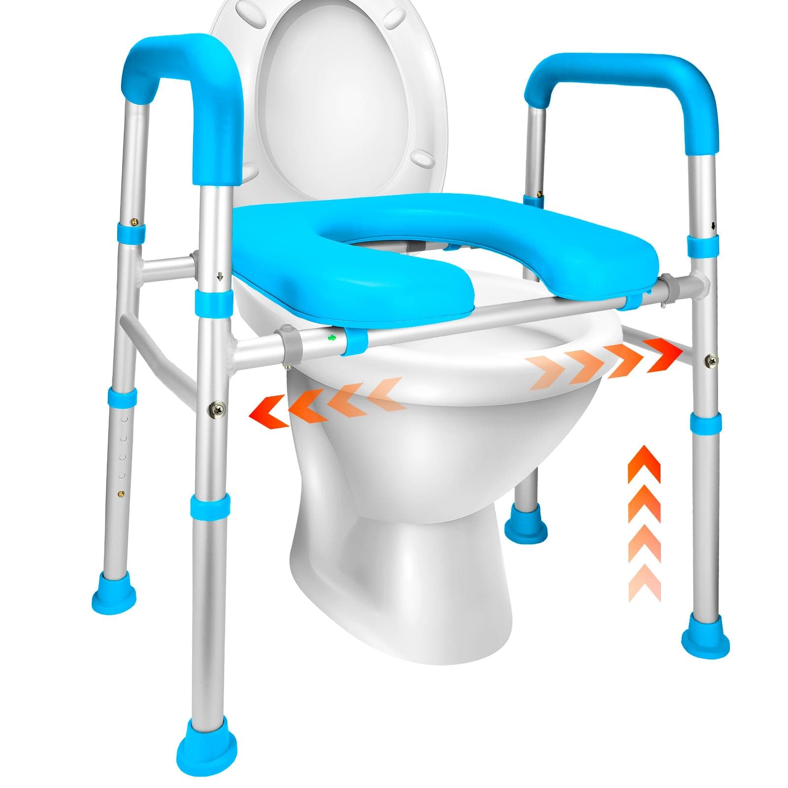 Gillion Raised Toilet Seat with Handles