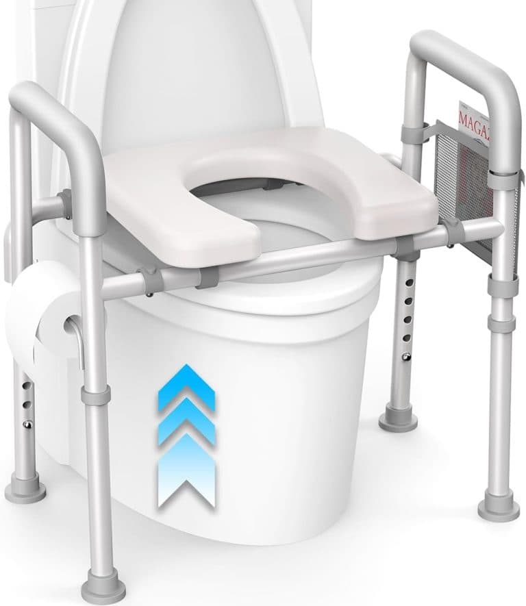 Agrish Raised Toilet Seat with Handles