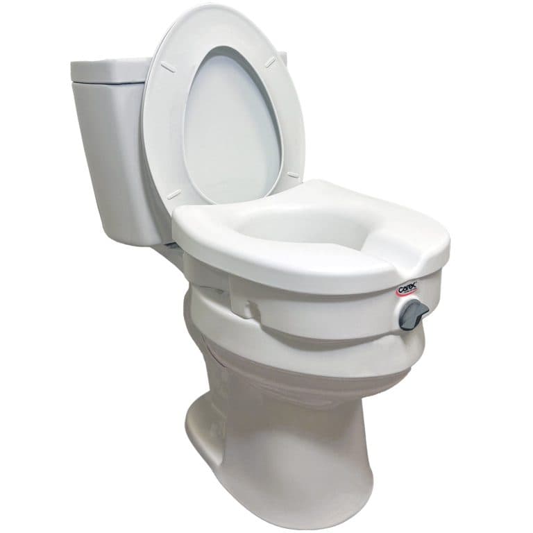 what are the disadvantages of raised toilet seats