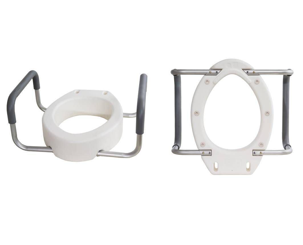 Drive Medical Premium Toilet Seat Riser With Removable Arms