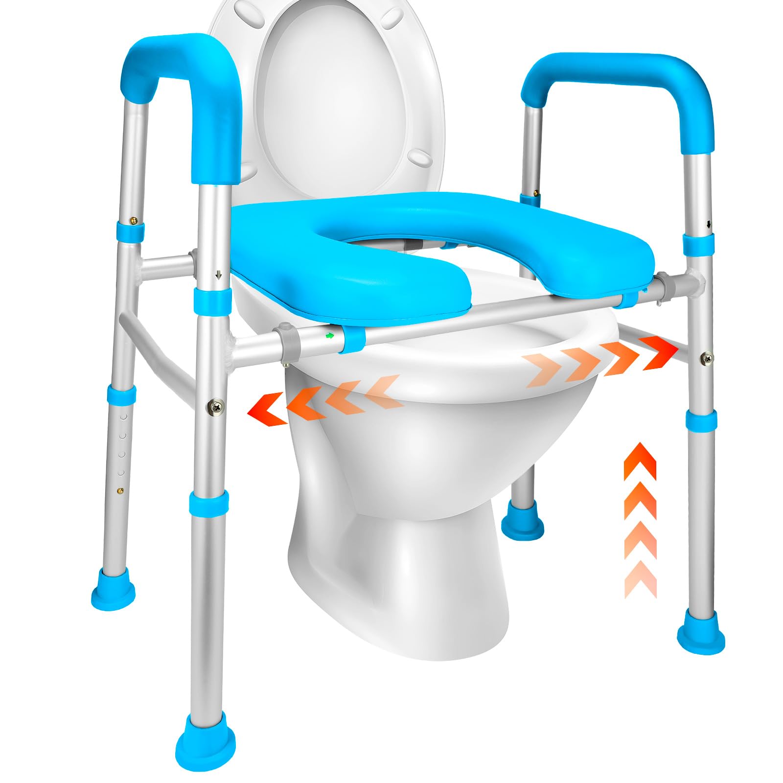 Gillion Raised Toilet Seat with Handles
